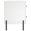 vidaXL Bedside Cabinets 2 pcs White 40x35x47.5 cm Engineered Wood