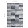 vidaXL Runner Rug BCF Grey 100x150 cm