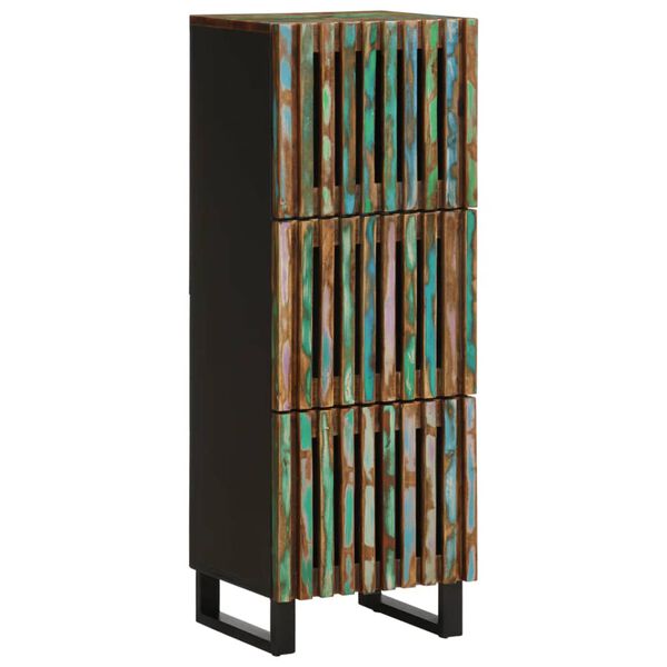 vidaXL Highboard 40x34x110 cm Solid Wood Acacia