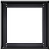 vidaXL Planter Black 40x40x30 cm Steel