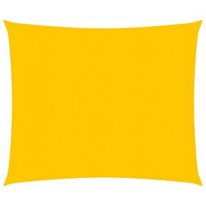 vidaXL Sunshade Sail 160 g/m² Square Yellow 4x4 m HDPE