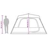 vidaXL Family Tent Dome 10-Person Blue Quick Release