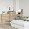 vidaXL Storage Cabinet Sonoma Oak 80 x 31 x 81 cm Engineered Wood