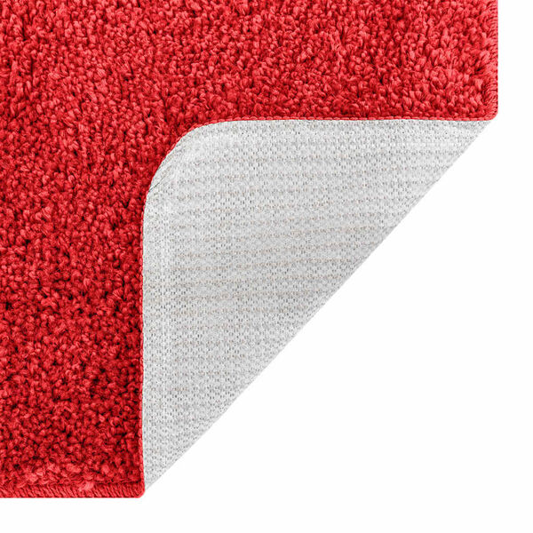 vidaXL Anti-slip Bath Mat Red 70 x 120 cm PP