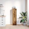 vidaXL Highboard Old Wood 29.5x34x119.5 cm Engineered Wood