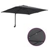 vidaXL Garden Parasol Anthracite 248.5 x 247.5 x 160 cm