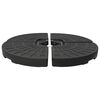 vidaXL Umbrella Base | Black | HDPE Plastic | Large | Heavy Weight Endurance