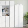 vidaXL Slim Storage Cabinet White 40x42.5x225 cm Engineered Wood