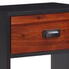 vidaXL Bed Frame with Bedside Cabinets Solid Acacia Wood