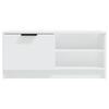 vidaXL TV Cabinet White 80x35x36.5 cm Engineered Wood