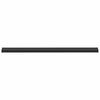 vidaXL Window Sill Black with Wood Grain 160 x 15 x 4.5 cm PVC