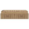 vidaXL Bed Frame with Drawer Artisan Oak 90 x 190 cm Engineered Wood