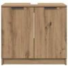 vidaXL Bathroom Cabinet with Storage Artisan Oak 64.5 x 33.5 x 59 cm