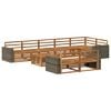 vidaXL Outdoor Sofa Set 9 pcs