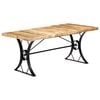 vidaXL Dining Table 180x90x76 cm Solid Mango Wood