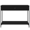 vidaXL Console Table Black 100x34.5x75 cm Engineered Wood