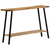 vidaXL Console Table 110x30x75 cm Solid Wood Mango