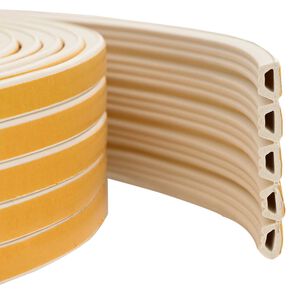 vidaXL Self-Adhesive Window Seal White 10 x 6 mm 12 m EPDM Foam