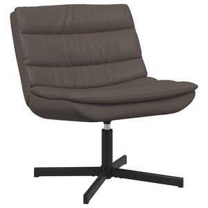 vidaXL Swivel Chair Brown 63 x 75 x 76 cm Shiny PU