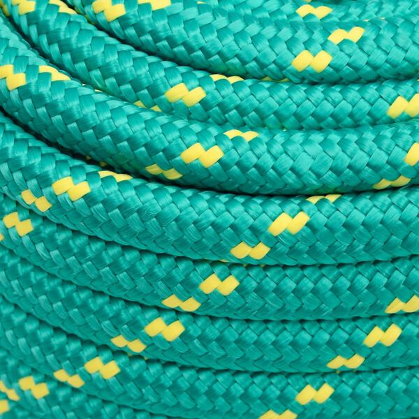 vidaXL Boat Rope Green 20 mm 50 m Polypropylene