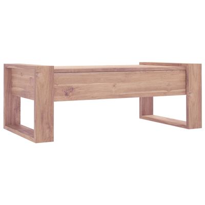 vidaXL Coffee Table 110x60x40 cm Solid Teak Wood