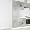 vidaXL Kitchen Cupboard Kalmar Concrete Grey Engineered Wood