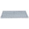 vidaXL Grating Silver 50 x 35 x 2 cm Hot-Dip Galvanised Steel
