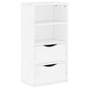 vidaXL Side Cabinet with Drawers "ODDA" White 40x24x79 cm Solid Wood Pine