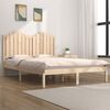vidaXL Bed Frame without Mattress Solid Wood 140x190 cm (809997+818470)