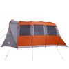 vidaXL Family Tent with Roof Grey and Orange 576 x 325 x 213 cm