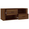 vidaXL TV Cabinet Brown Oak 100x35x40 cm Engineered Wood