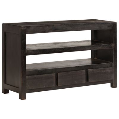 vidaXL TV Cabinet Solid Acacia Wood 90x30x55 cm Dark Brown