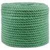 vidaXL Jute Rope 12 mm Green 100% Tossa jute