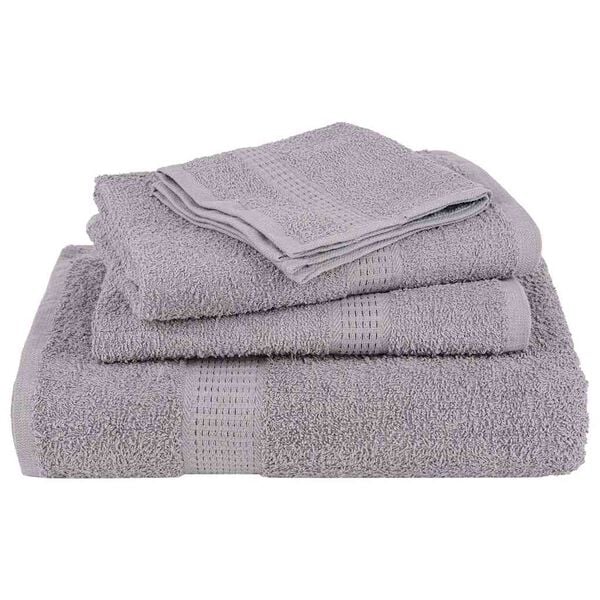 vidaXL Sauna Towels "FROGN" 2 pcs Grey 80x200 cm 360 gsm
