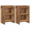 vidaXL Bedside Tables 2 pcs Old Wood 40 x 30 x 60 cm Engineered Wood