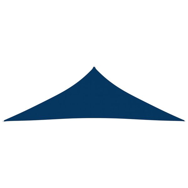 vidaXL Sunshade Sail Oxford Fabric Triangular 2.5x2.5x3.5 m Blue