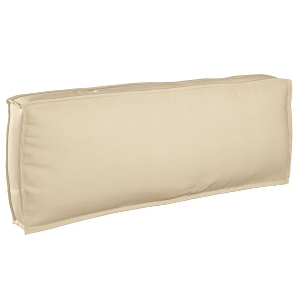 vidaXL Cushion Beige 120 x 40 x 12 cm Oxford Fabric