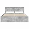 vidaXL Bed Frame with Headboard Concerte 200 x 200 cm Engineered wood