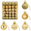 vidaXL Christmas Ball Set 150 pcs Gold 3 cm Polystyrene