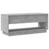 vidaXL TV Cabinet Concrete Grey 102x41x44 cm Engineered Wood