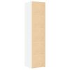 vidaXL Highboard White 45x42.5x185 cm Engineered Wood