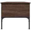 vidaXL Coffee Table Brown Oak 100x50x45 cm Engineered Wood and Metal