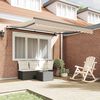 vidaXL Retractable Awning Beige 300 x 250 cm Polyester and Steel