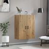 vidaXL Wall Cabinet Artisan Oak 69.5 x 34 x 90 cm Engineered Wood