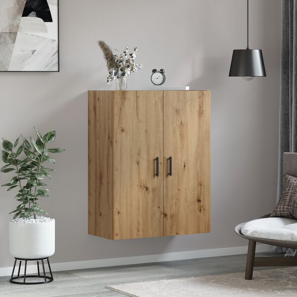 vidaXL Wall Cabinet Artisan Oak 69.5 x 34 x 90 cm Engineered Wood