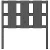 vidaXL Bed Headboard Grey 105.5x4x100 cm Solid Wood Pine