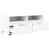 vidaXL TV Cabinet with Drawer White 100 x 48 x 43 cm Engineered Wood