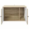 vidaXL Cat House Sonoma 85 x 55 x 50.5 cm Engineered Wood