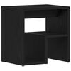 vidaXL Bedside Cabinet 2 pcs Black Oak 40 x 30 x 40 cm Engineered Wood