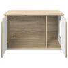 vidaXL Cat House Sonoma 85 x 55 x 53.5 cm Engineered Wood